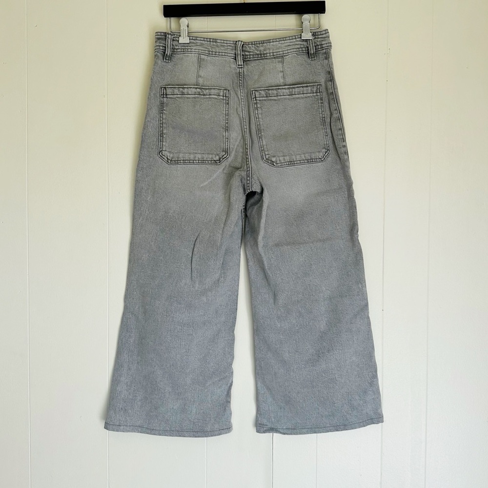 MANGO Catherine High Waist Wide Leg Jeans Altered Size 8 - Picture 7 of 9